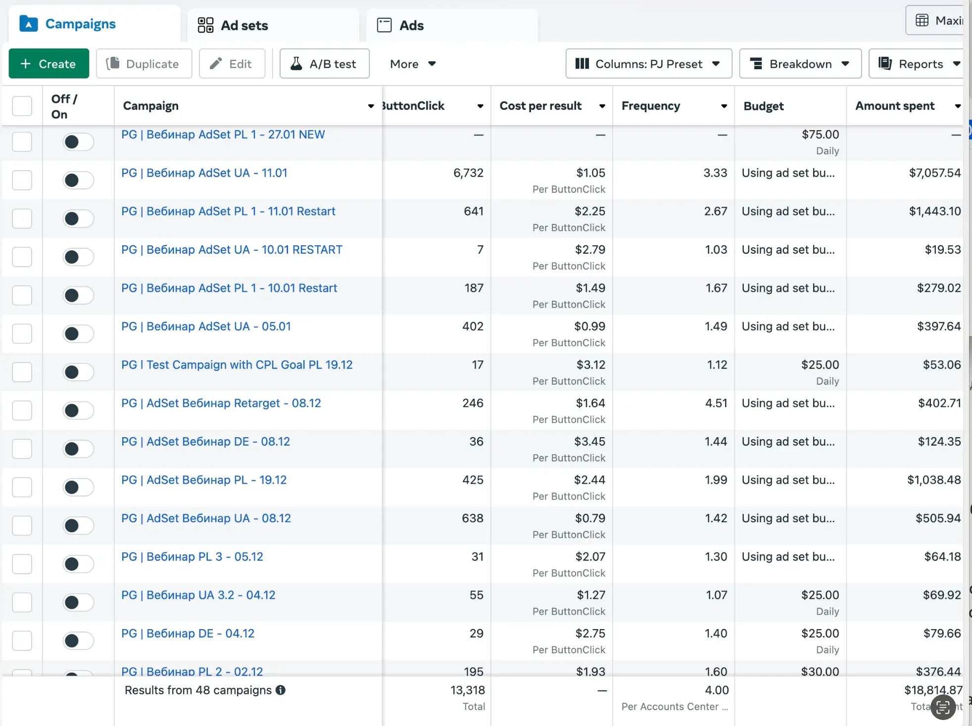 Скриншот кейса NDA PROJECT 2